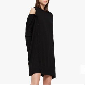🖤All Saints | Off Shoulder Button Dress!!
